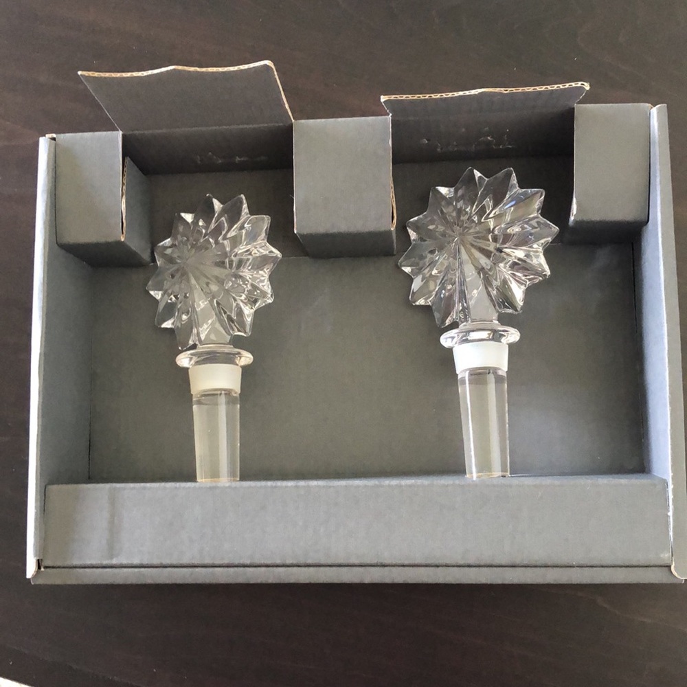 Waterford Crystal Star of Erin Bottle Stopper Pair